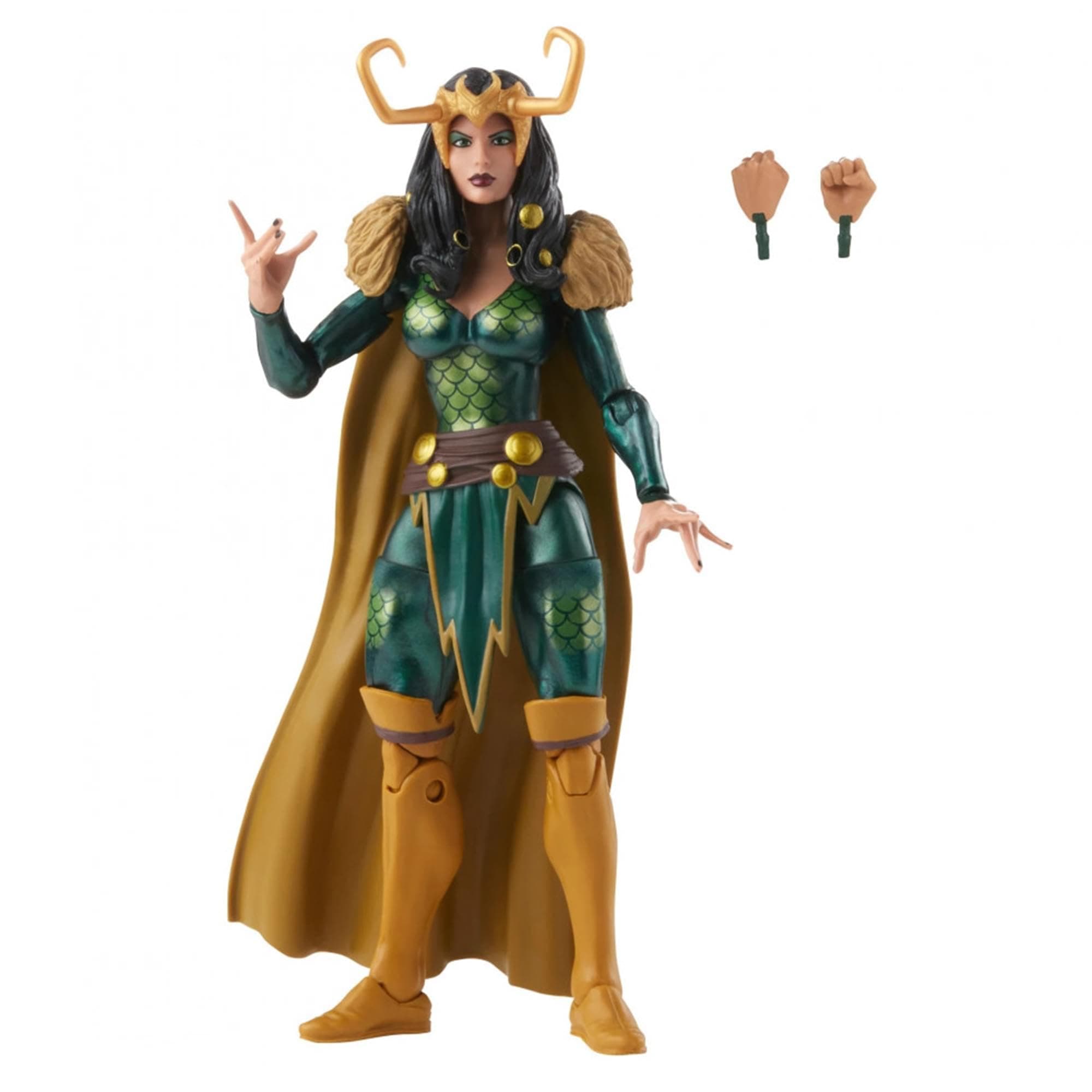 Marvel Legends Series Loki Agent by Asgard Retro Packaging 6-Inch Action Figure 2 Accessories