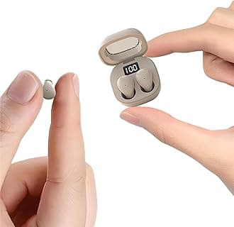 Discreet Mini Invisible Earbuds Wireless Bluetooth Micro Hidden Sleep Tiny Small Earbuds for Sleeping Ear Buds for Small Ears Spy Earpiece Hidden Mini Invisible Headphones for Work