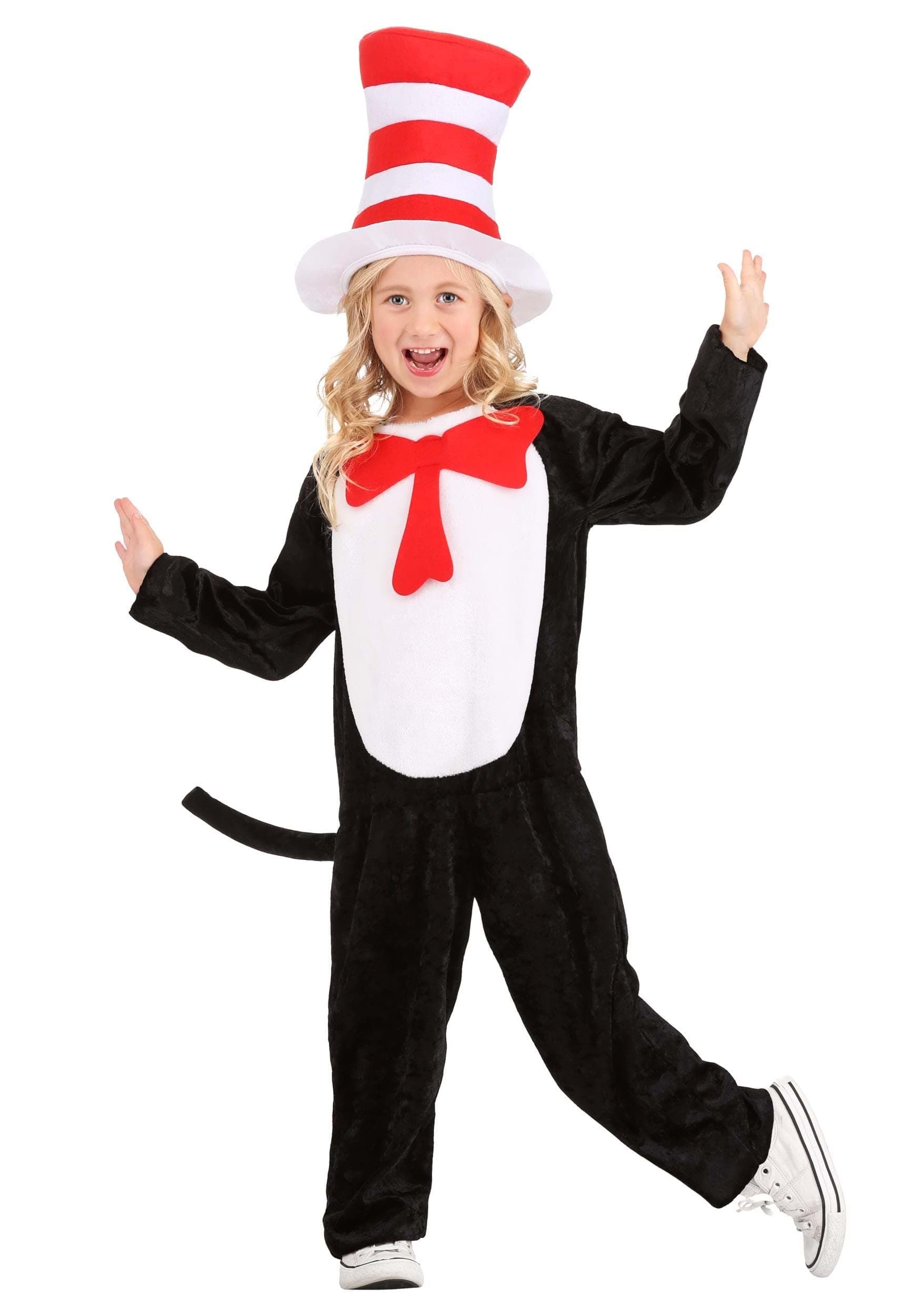 elope Cat in the Hat Kids Costume Medium, Red, M
