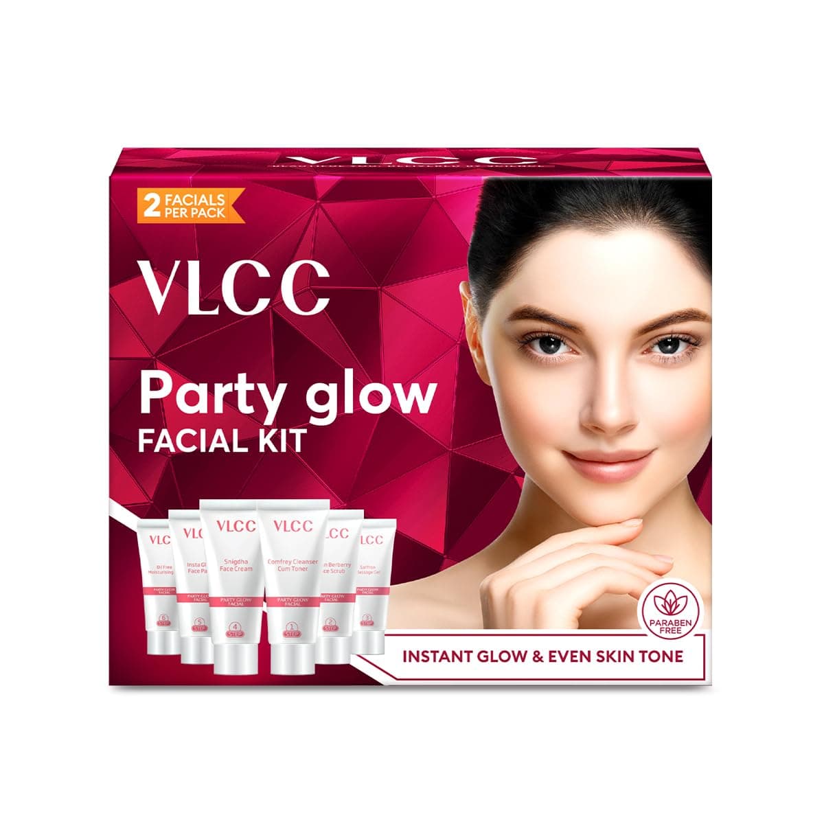 VLCC Party Glow Facial Kit, 60g, multi