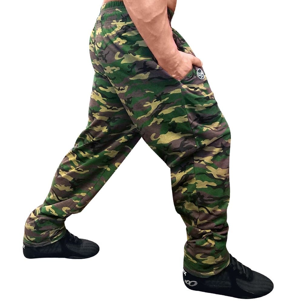 Baggy Gym Pants Green CAMO