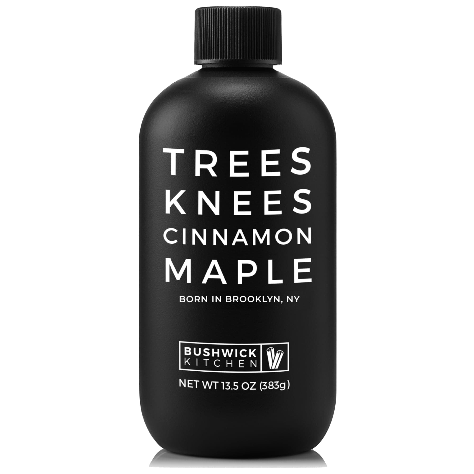 Trees Knees Cinnamon Maple, Organic Maple Syrup Infused with Cassia Cinnamon ,11.5 Ounce Bottle Vegan, Gluten Free, Paleo-friendly, Grade-A, Pure Maple Syrup, Foodie Gifts, Coffee Gifts, Cocktail