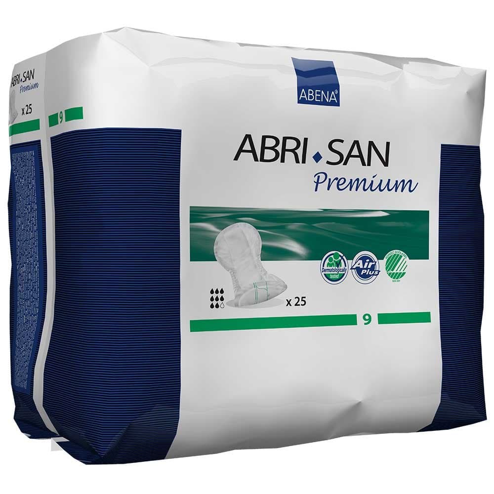 Abri San Premium (9) Air Plus Pad Count Size: 100