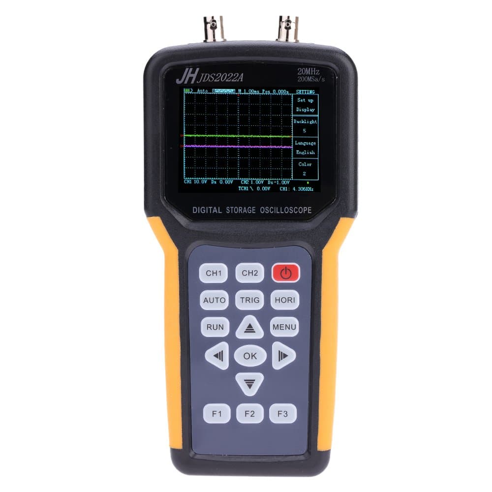 JH JDS2022A Handheld Digital Oscilloscope, 2 Channels, 20MHz Bandwidth, 200MSa/s Sampling Rate