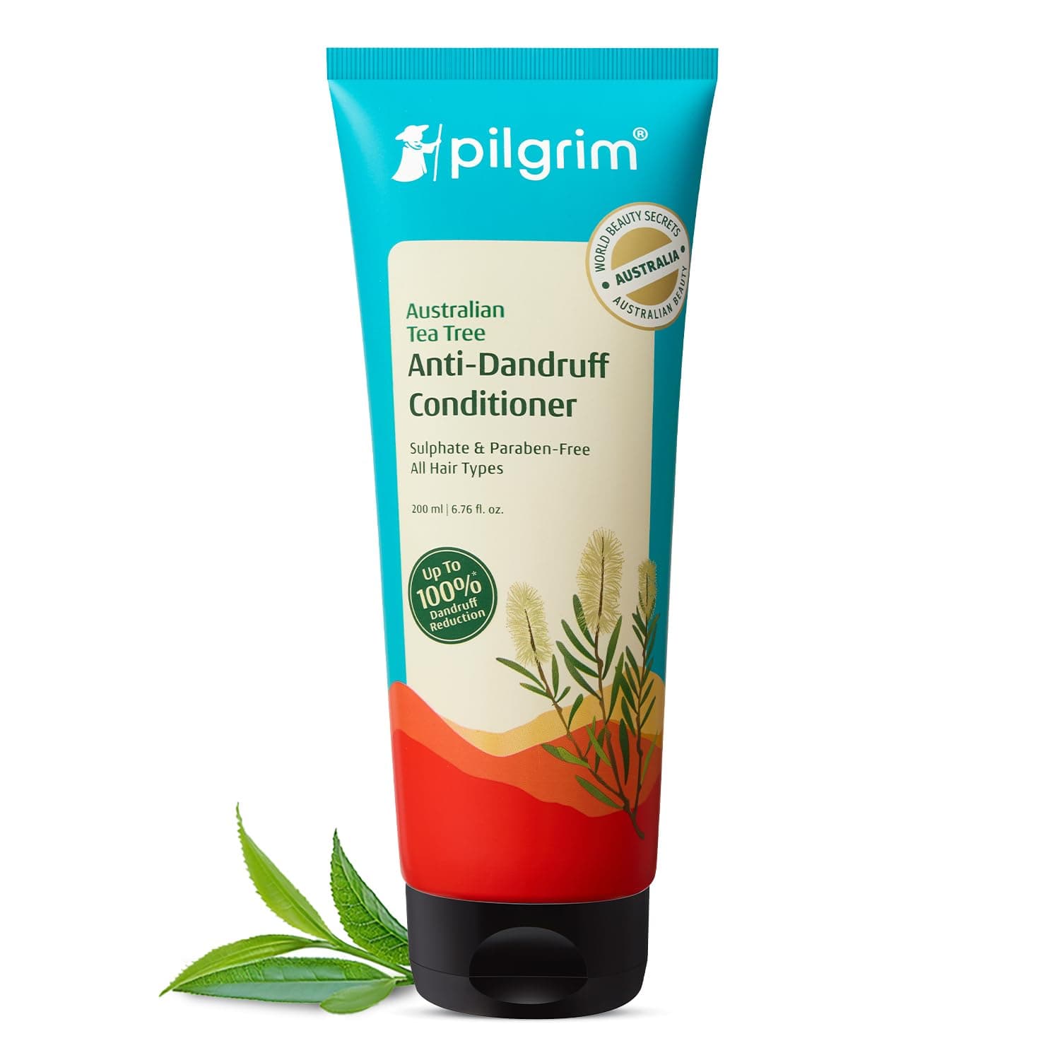 Australian Tea Tree Anti-Dandruff Unscented Conditioner For All Hair Type 200 millilitre | Smoothens Strands & Detangles Hair | Fights and Prevents Dandruff | For Men & Women (Pack of 1)