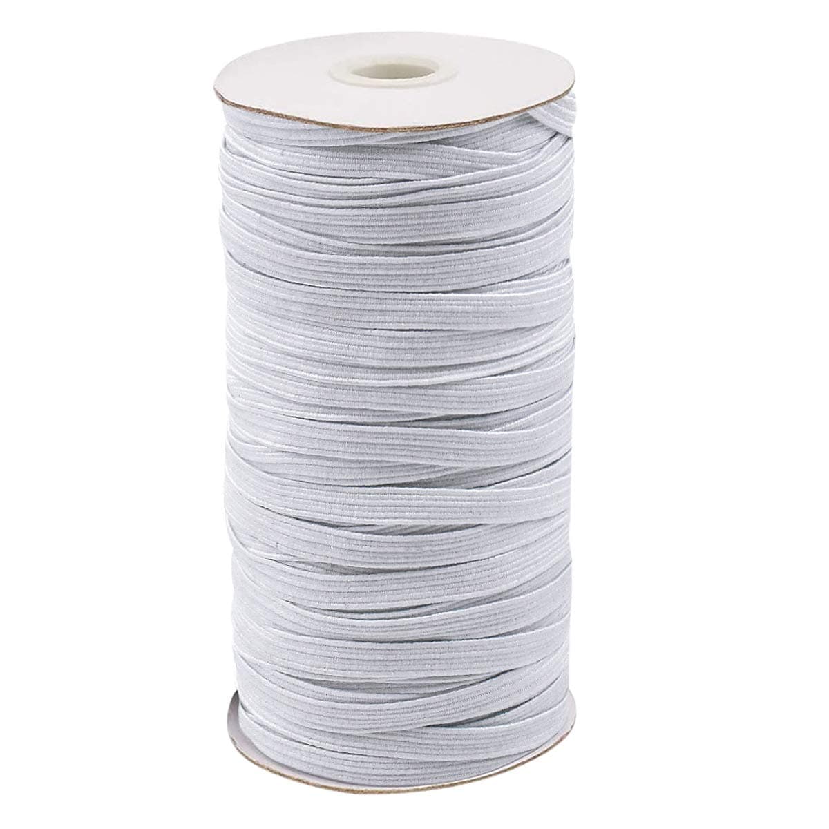 Elastic Bands 5mm x 64m Elastic Bands Wide Elastic Band Flat Elastic Band for Sewing DIY White