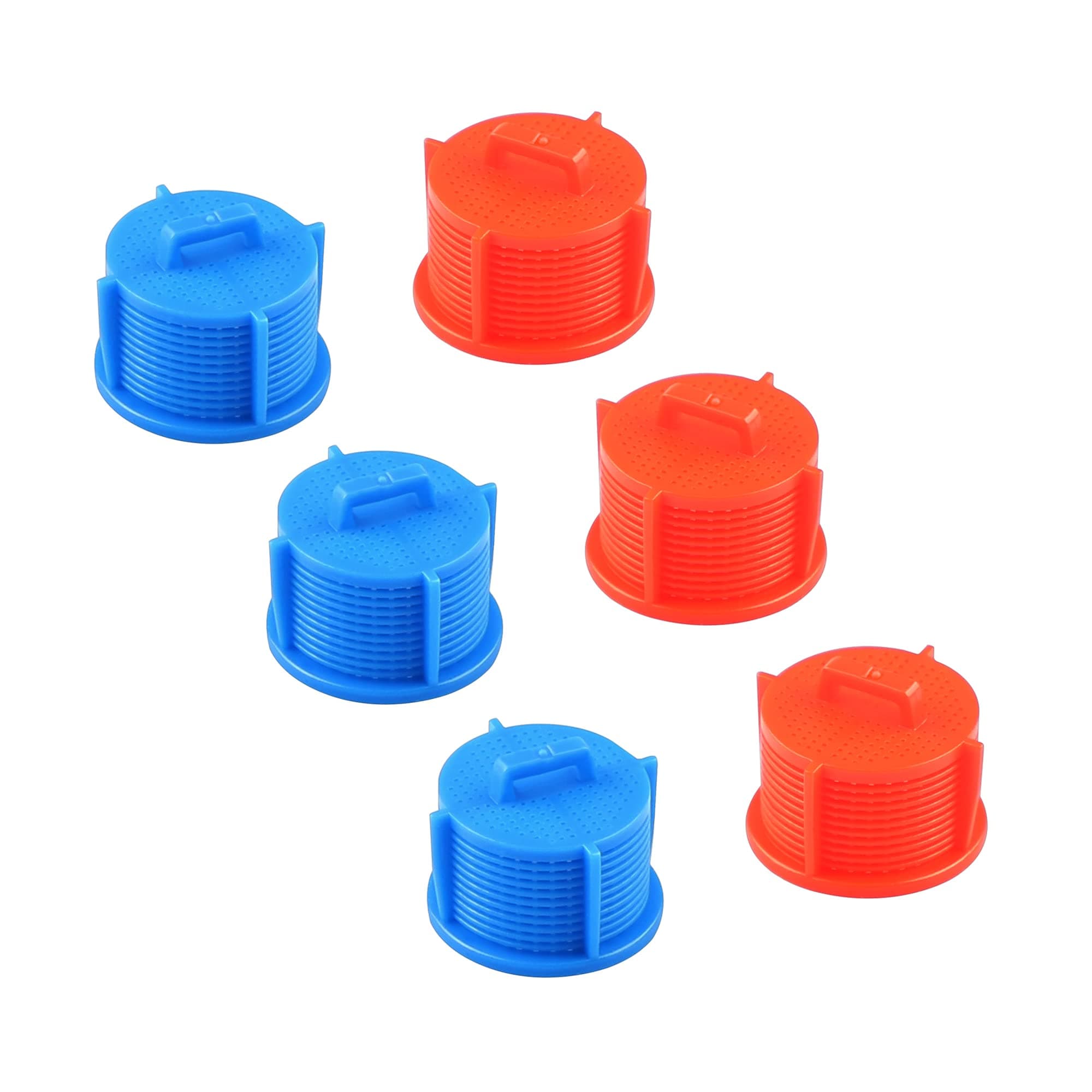 AGM73269501 Washer Water Inlet Valve Filter Screen Replacement for Ken-More L-G Washing Machine 1810261, AP5202486, PS3618281, EAP3618281, 3 Red and 3 Blue Inlet Filters
