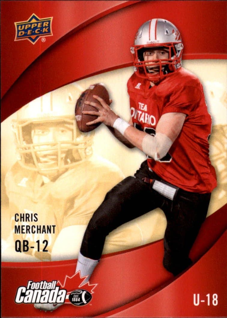 2013 Upper Deck USA Football Team Canada #C1 Chris Merchant