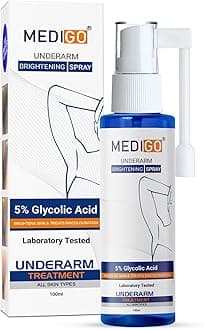 5% Glycolic Acid Underarm Brightening Spray Treatment For Men And Women (100ml)