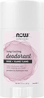 Now Foods Deodorant Stick Rose + Ylang Ylang, 62 g