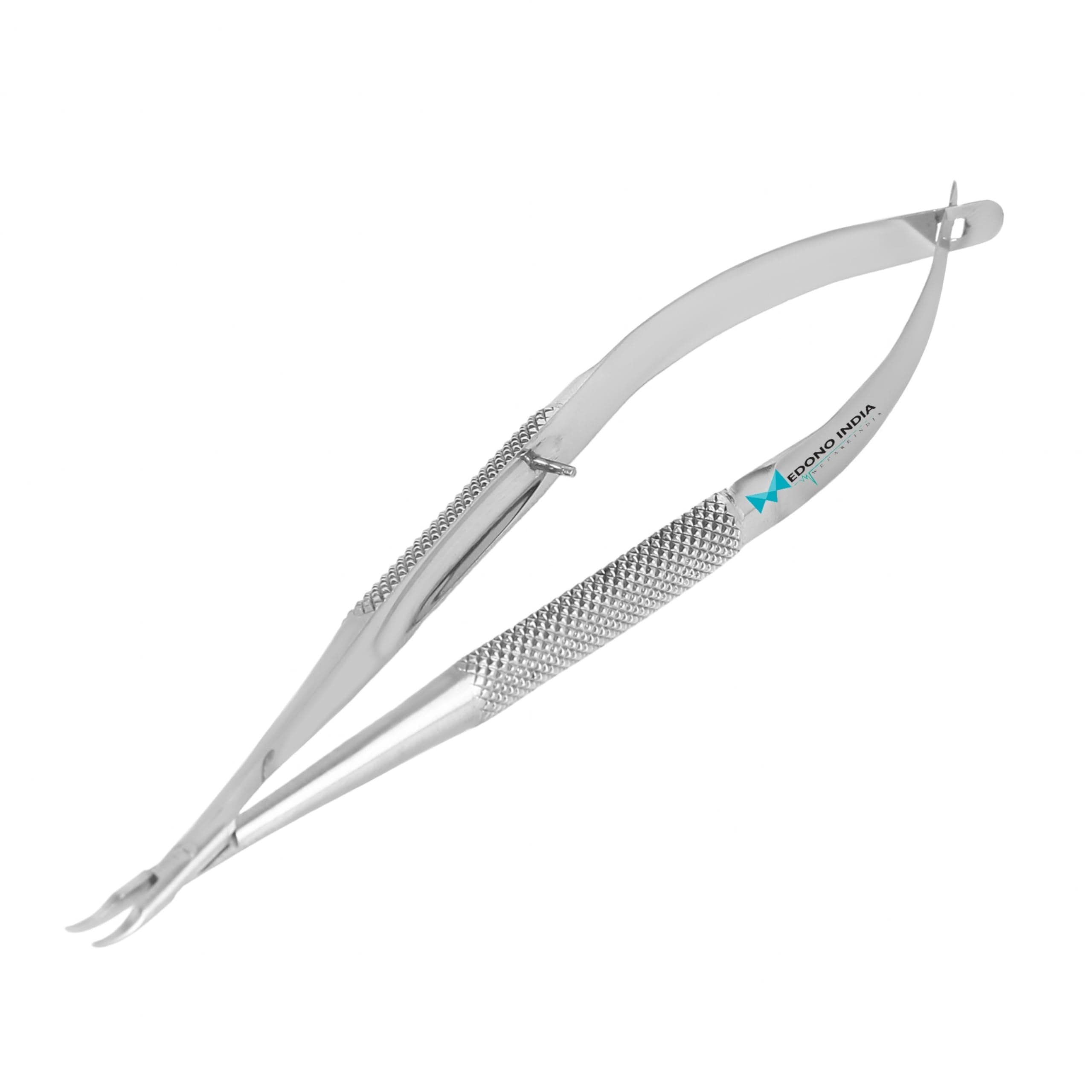 Barraquer Micro Jawa Needle Holder surgical (Curved) 5" Inch Microsurgery Fine Needle Holder Stainless Steel
