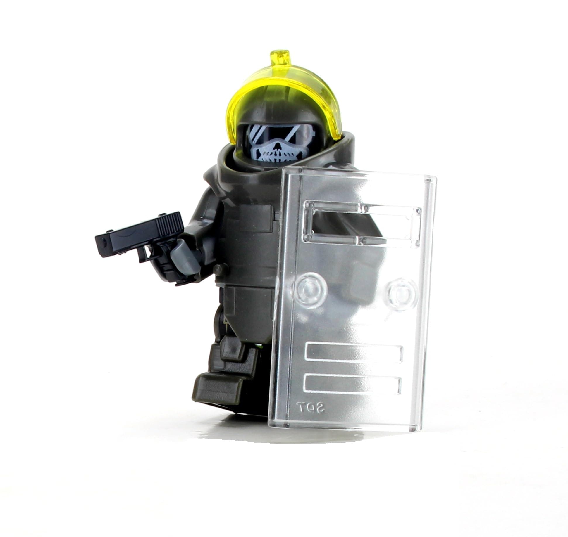 Battle Brick Value Juggernaut Army Assault Soldier Custom Minifigure | Genuine Military Minifig | Packaged in The USA | 1.6 Inches Tall | Great Gift for Ages 10+ to Adult AFOL