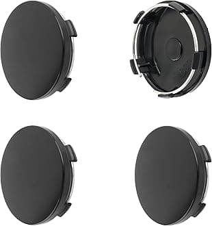 Salior 4PCS Car Wheel Center Caps for Rims,OD 2.35" ID 2.2" Snap-in Center Cap for Wheel Rims Protection Modification,Durable Car Accessories Center Wheel Caps for Most Cars