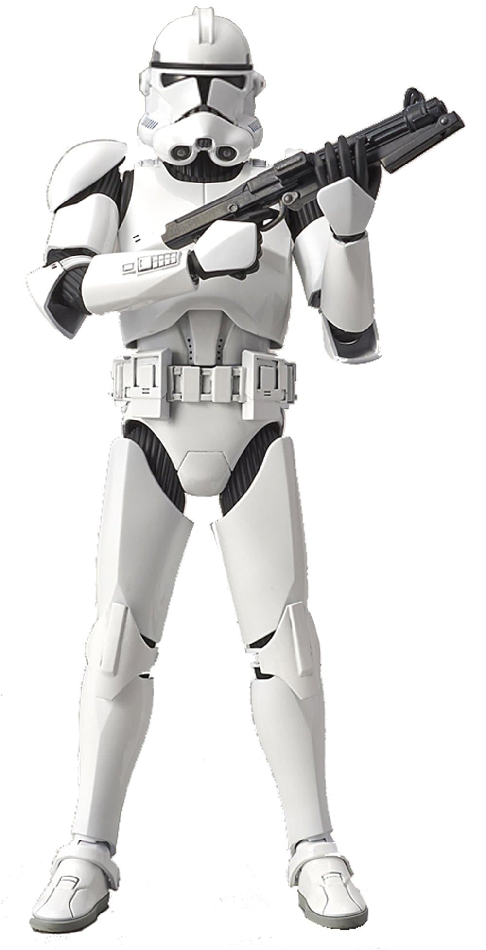 "Bandai Hobby Star Wars 1/12 Plastic Model Clone Trooper ""Star Wars""", white (BAN207574)