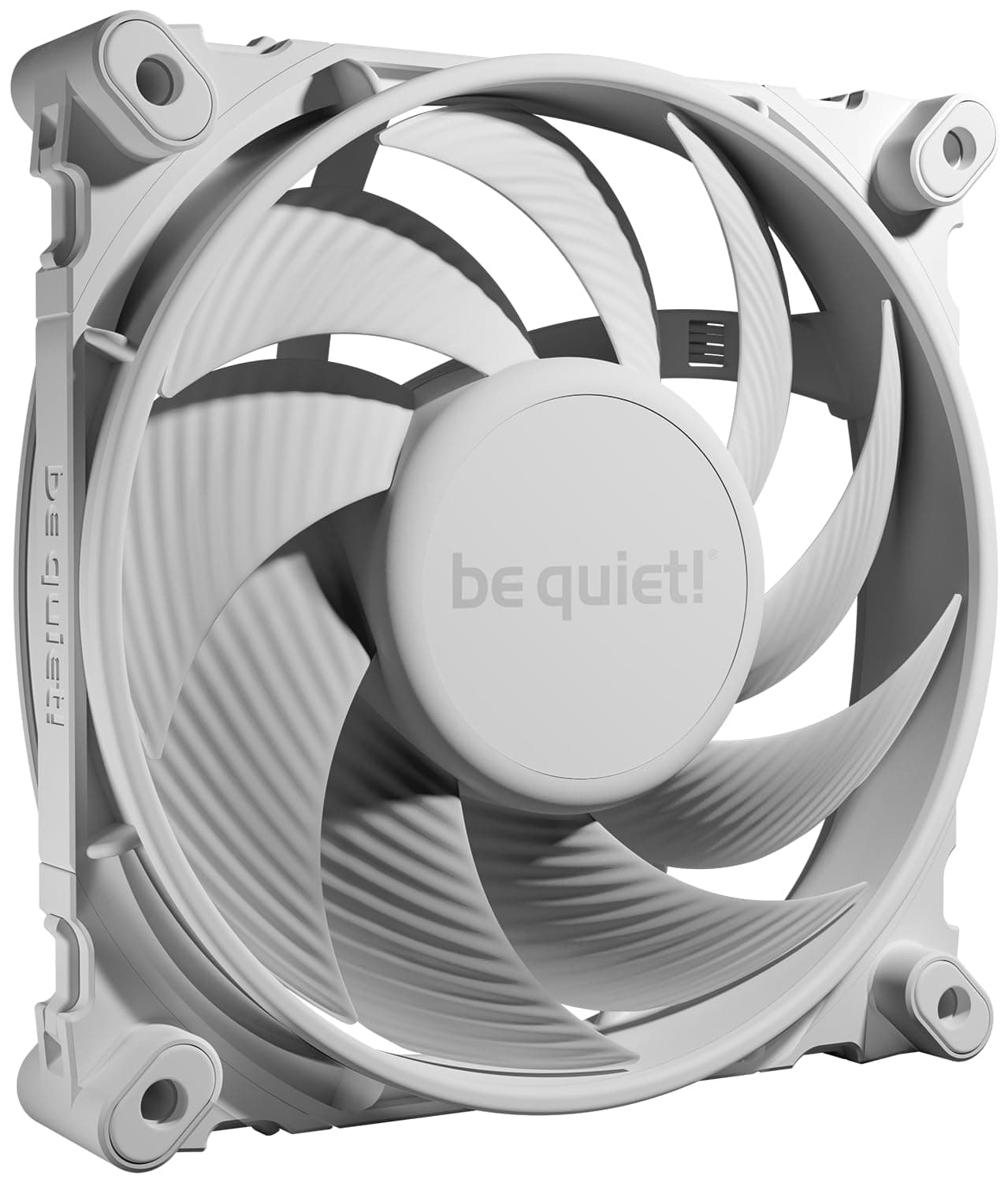 be quiet! Silent Wings 4 120mm PWM high-speed White fan, optimised fan blades, exceptionally high performance, maximum air pressure, very quiet, 6-pole fan motor, Fluid Dynamic bearing, BL115