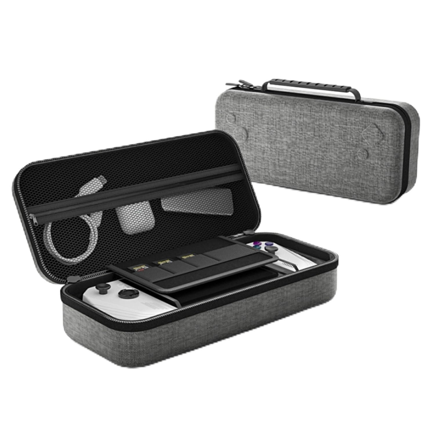 SKEIDO EVA Carrying Case For Rog Ally Waterproof Handheld Game Console Bag Anti-Drop Shockproof Replacement With Inner Partition