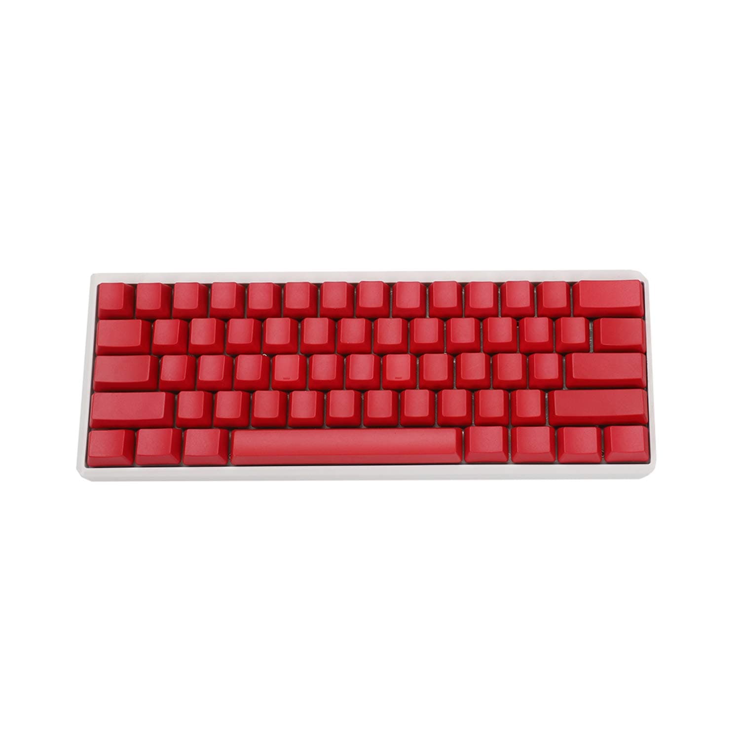 YMDK Blank Thick PBT OEM Profile 61 ANSI Keycaps for MX Switches Mechanical Keyboard (Only Keycap)