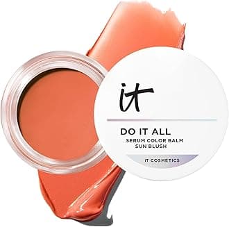 IT Cosmetics Do It All Serum Color Balm Sun Cream Blush & Bronzer, Blendable & Buildable, Lift, Reshape, All-Over Color, 24HR Hydration, Hyaluronic Acid, Peptides & Vitamin E - 0.63 oz