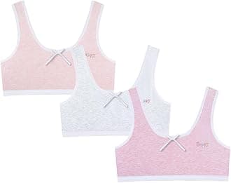 Training Bras for Girls Seamless Cami Bralettes Sports Striped Vest