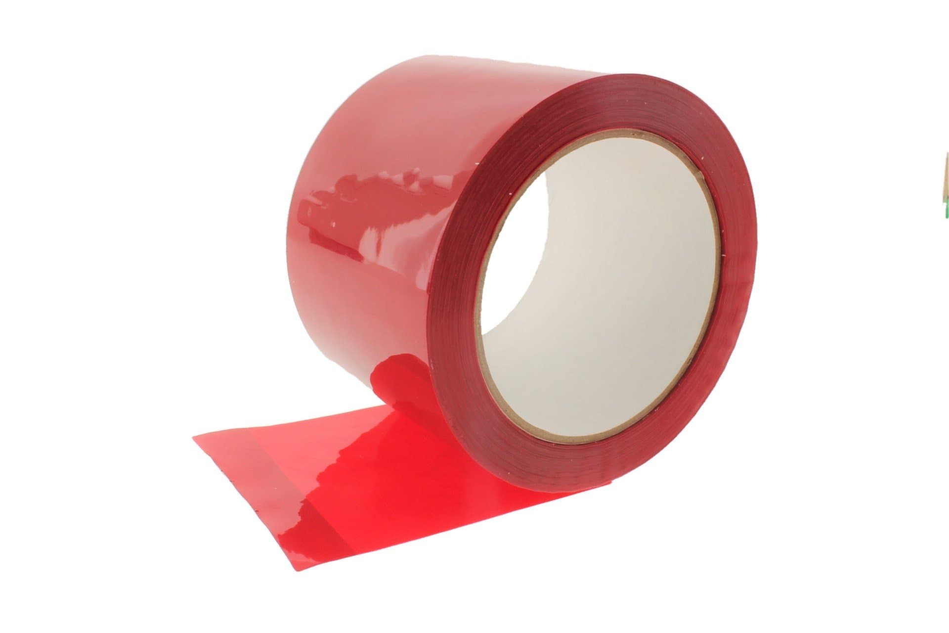 3" in x 60 yd Red House Wrap Tape Sheathing Building Wrapping Housewrap Sheath Tape Insulation Seaming Plastic Sheets for Sealing TYVEK in Construction or Moisture Dust Barrier Asbestos Abatement