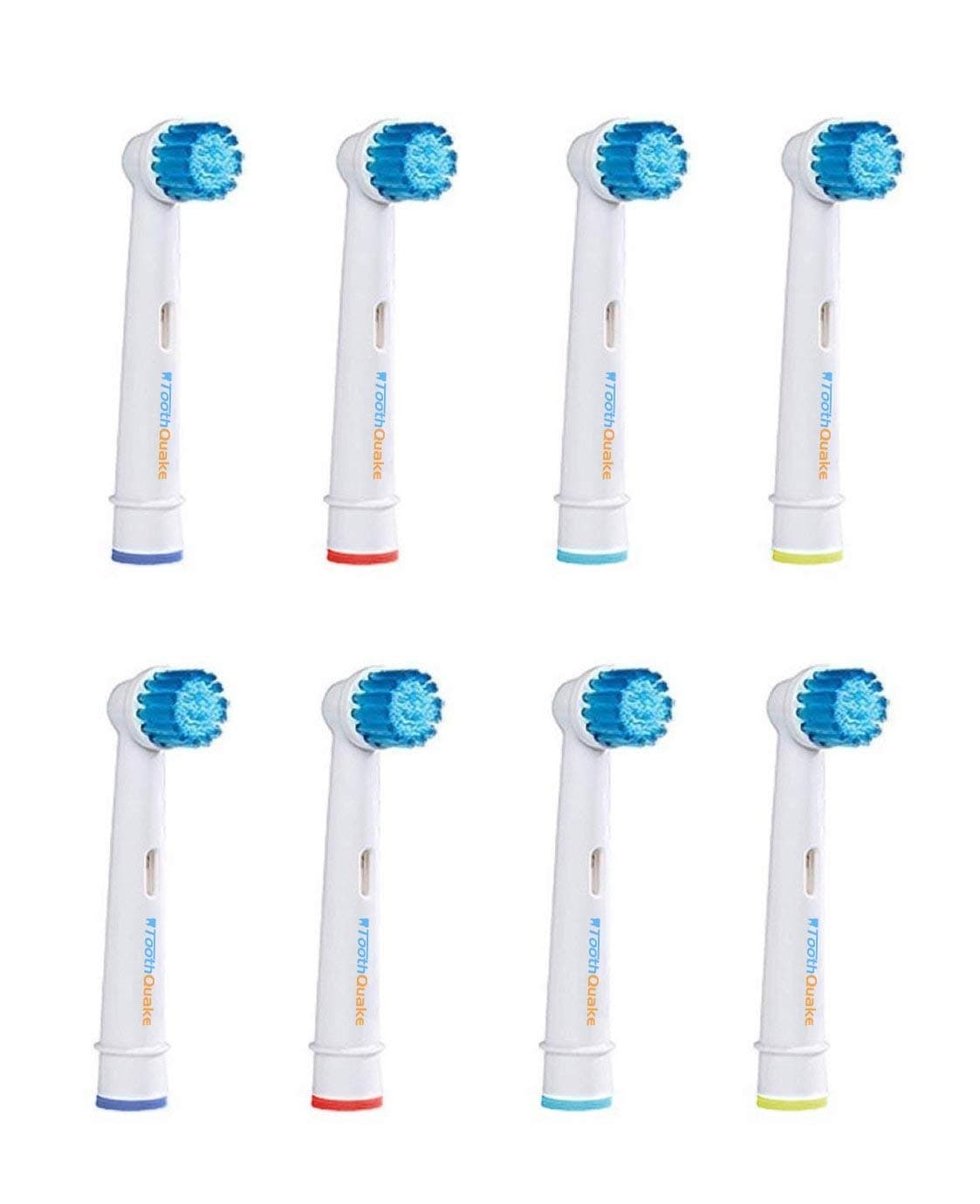 Compatible Oral-B Extra Soft Bristle Electric Toothbrush Replacement Brush Heads for Sensitive Gums and Teeth, 8 Count Refills
