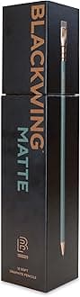Blackwing Matte Pencils - 12 Count, Green Finish, 3B Soft Lead, Premium Wood, Japanese Graphite, Great for Drawing