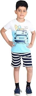 Boys Cotton Half Sleeve T-Shirt and Shorts Set