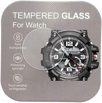 [2-Pcs] For GG1000 Watch Screen Protector,2.5D Rounded Edges 9H Premium Real Tempered Glass Screen Protector Anti Scratch,Anti-fingerprint Bubble-free GG1000-1A5 GG1000-1A3CR GG1000-1A