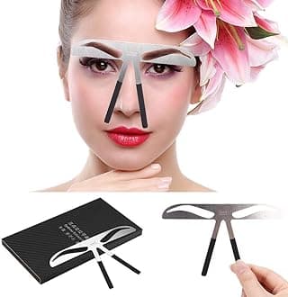 Akinami Eyebrow Enhancer - Permanent Eyebrow Ruler, Measure & Balance Tool with Stencil
