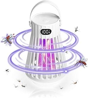 LAOSEP Electric Insect Killer, Fly Trap, Mosquito Trap (2025 Summer Innovation Version), Popular Version, Insect Killer Light, LED Insect Repellent, 360° Powerful Mosquito Repellent, USB Charging, LED