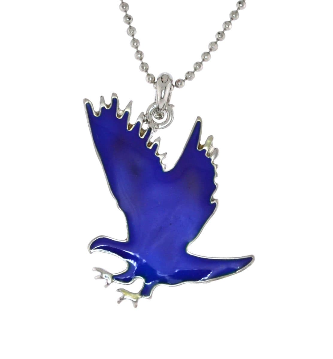 Mevoi Mood Pendent Eagle Bead Chain Necklace