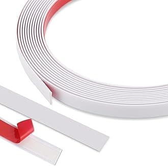 Flexible Molding & Wall Trim | Peel and Stick Design | Ceiling, Floor, Mirror, Corner, Wardrobe, Cabinet and Auto Trim, 16.4 ft x 0.26 inch