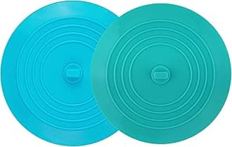 tifanso 2 Pack 6” Bathtub Tub Drain Cover Stopper, Large Silicone Suction Bathroom Drain Plug Hair Stopper, Bathroom Accessories for Kitchen and Laundry