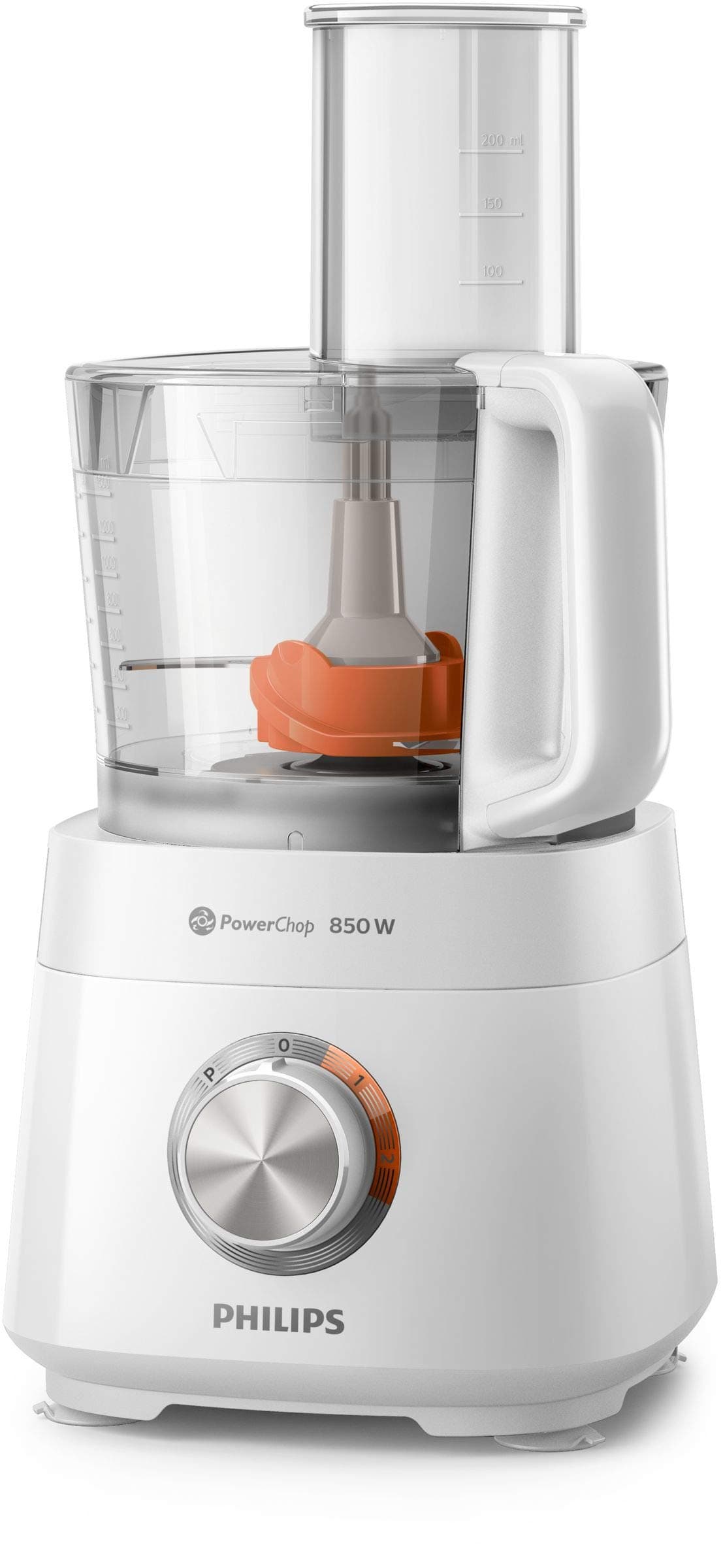 Daily Collection Compact Food Processor HR7520/01, 850W, 30 functions, with Citrus Press & mill. - International Version