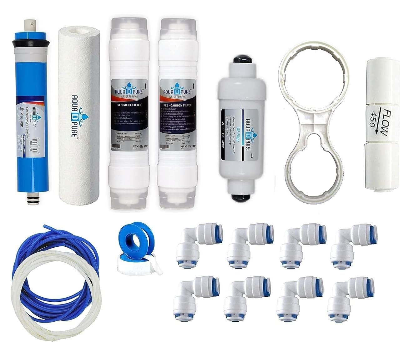 Complete 80 GPD RO Water Purifier Service Kit filter Suitable for All Type of Water Purifier