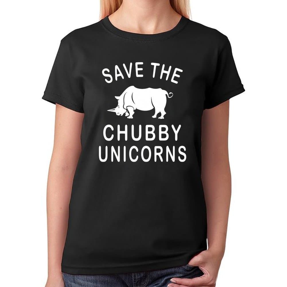Women's Save The Chubby Unicorns Short shirts