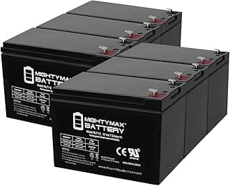Mighty Max BatteryML7-12 - 12 Volt 7.2 AH SLA Battery - Pack of 6