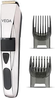 P3 Battery Powered Trimmer Men, USB C Type, 160 Mins Runtime & 40 Length Settings, 2 Beard Comb, Cord-Cordless Use, Hair Trimmer, Shaving Machine, 1 Yrs Warranty (Power Series P3 VHTH-27)