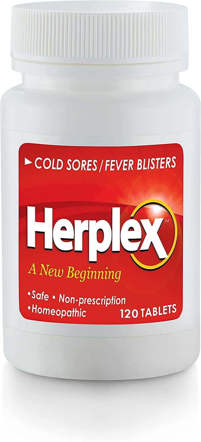 Premium Tablets | Helps Against Outbreaks & Cold Sores with No Side Effects | Helps to Quickly Ease & Reduce Symptoms of Cold Sore, & Fever Blisters | 120 Tablet
