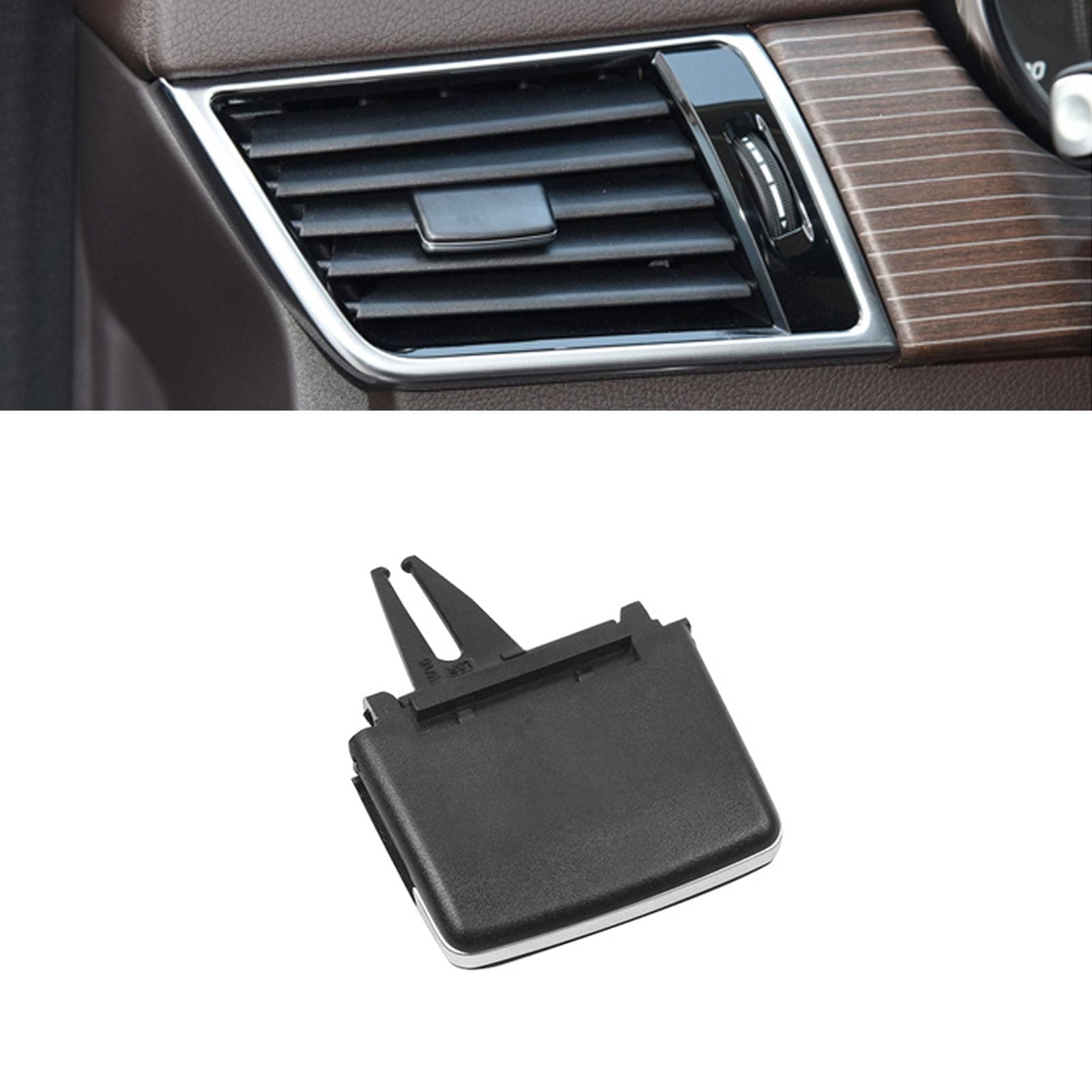 TTCR-II Front AC Vent Outlet Tab for Mercedes Benz, 1 PC Front Left/Right Air Grille Clip for Mercedes Benz W166 ML Class 2012-2015 GLE Class 2016-2019 X166 GL Class 2013-2016 GLS Class 2017-2019