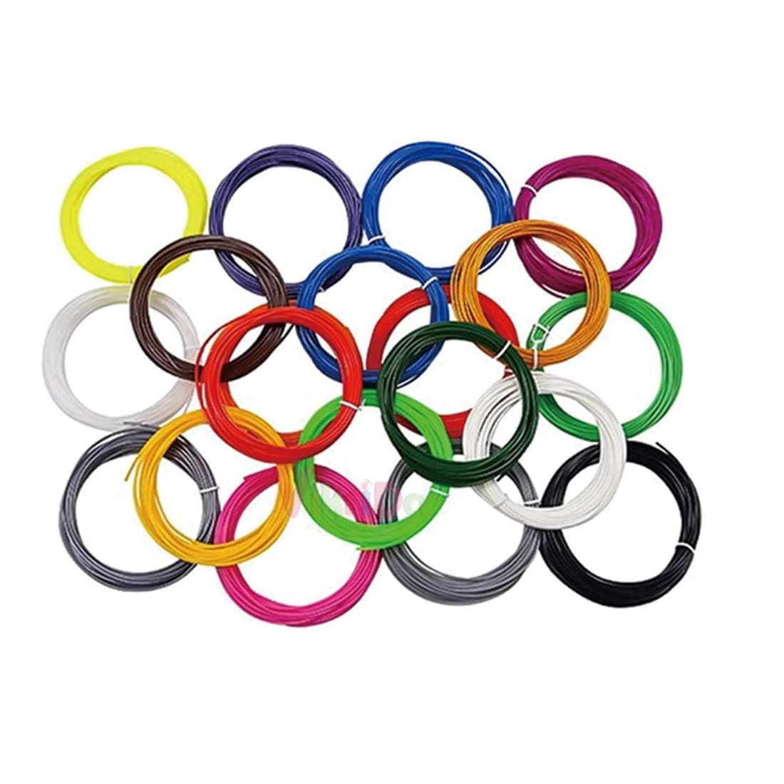 VikriDA 10 Pcs PLA Filament Refills for 3D Printing Pen & 3D Printer | Safe, Non-Toxic 3D Pen Wires for Kids & Adults