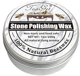 TooGet Stone Seasoning Beeswax Furniture Polish & Restoration Care Beeswax, Suit for Marble Furniture, Ceramic Tiles, Stone Floor, Walls, Polish Protection - 7OZ