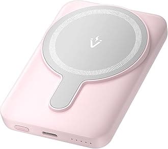 VENTION Magnetic Wireless Power Bank, PD 20W Fast Charging, 15W Wireless, 5000mAh, Pink