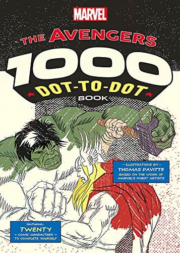 Marvel's Avengers 1000 Dot-to-Dot Book: Twenty Comic Characters to Complete Yourself