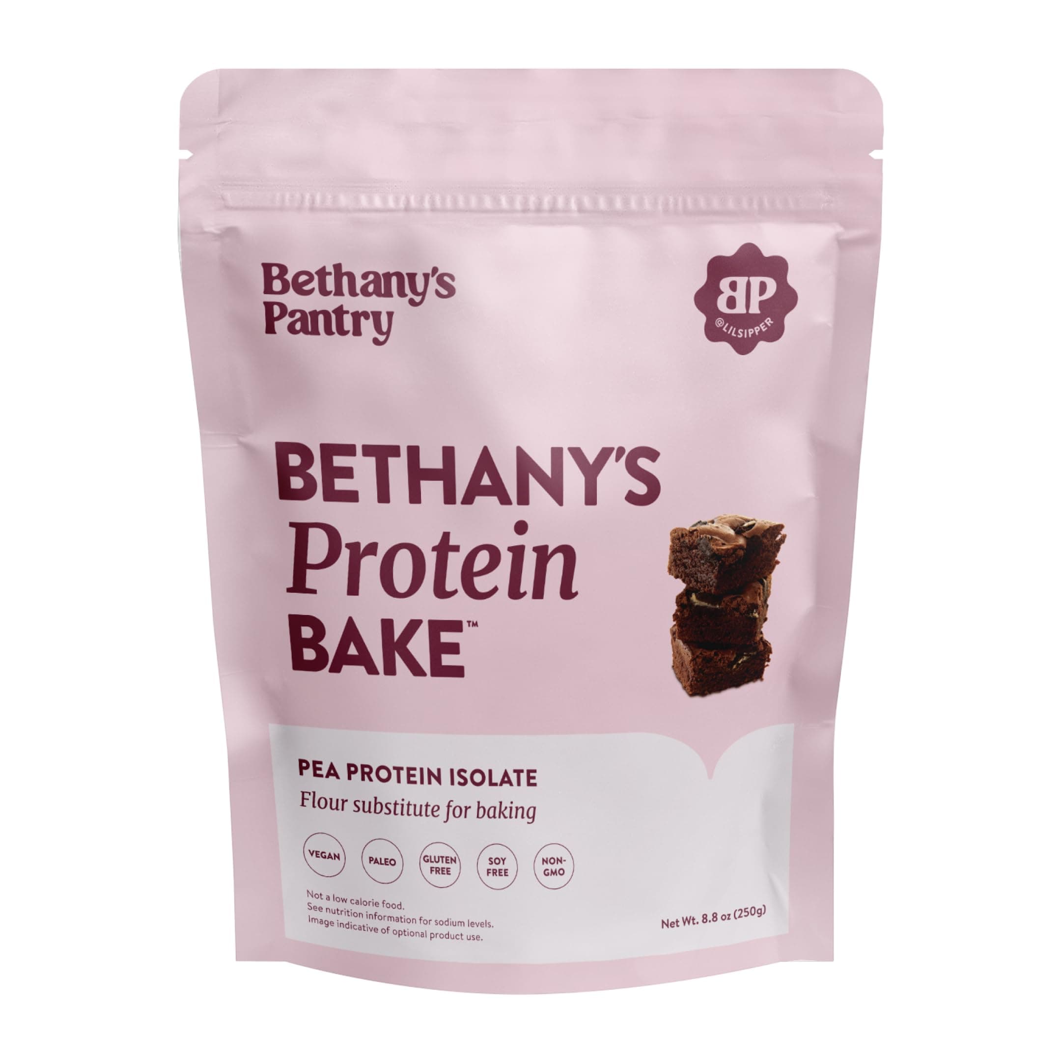 Bethany’s Pantry Protein Bake - Single Ingredient Vegan Protein Powder for Baking - Pea Protein Flour Substitute, Gluten Free, Paleo, Non-GMO (8.8 oz)
