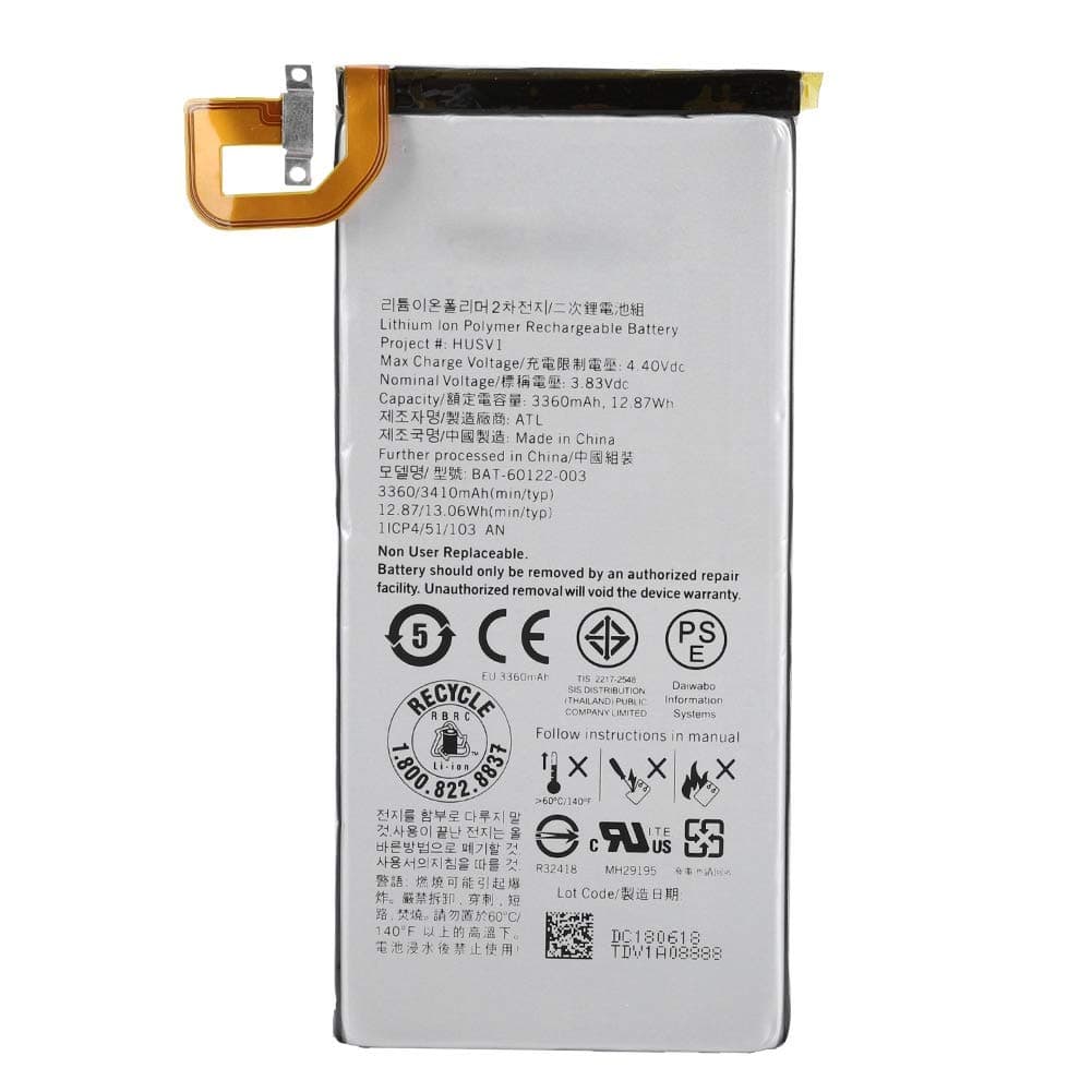 Annadue Replacement BAT-60122-003 Battery Suitable for BlackBerry Priv STV-100, 3360mAh Big Capacity Original Replacement Battery, Compatible for BlackBerry Priv STV-100