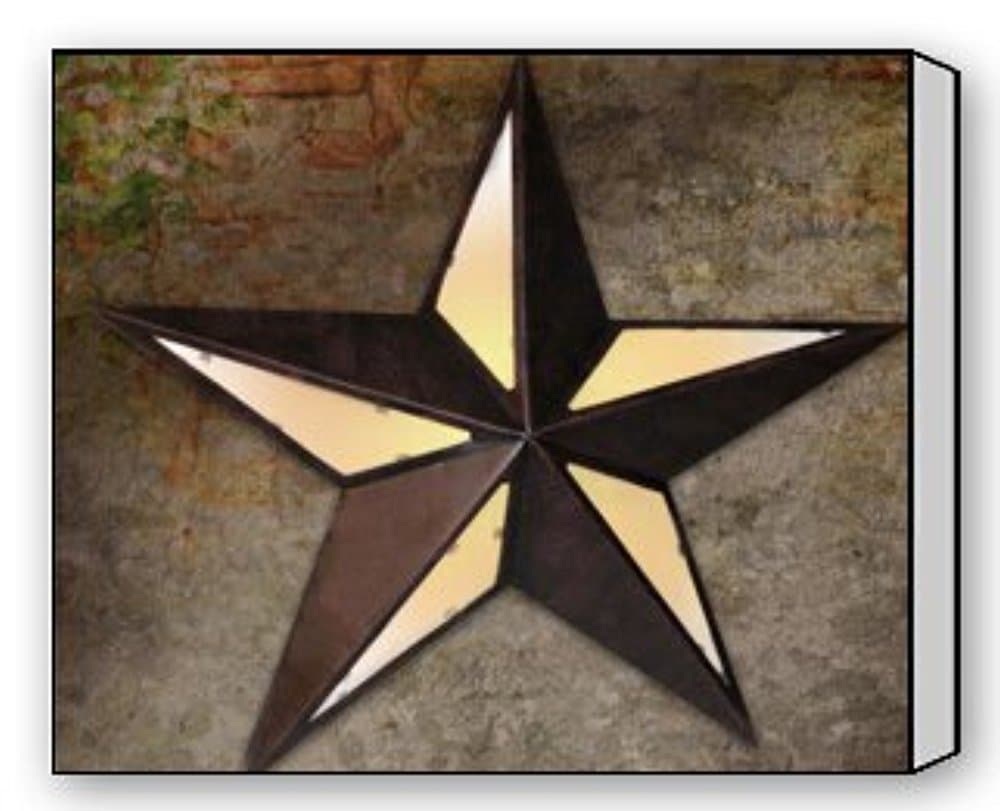 Litter Red Lorry Canvas Prints Wall Art Western Tes Star Canvas Wrap Giclee Print 16In X 20In