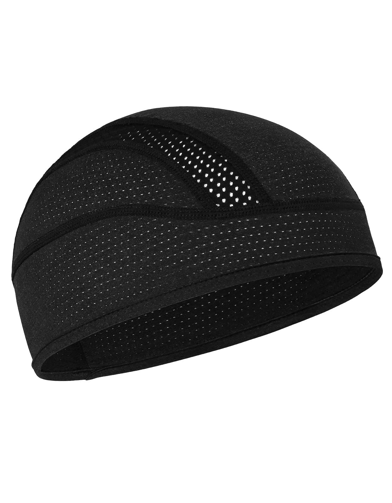 Skull Cap Helmet Liner Beanie, Cooling Mesh Cycling Running Hat for Men Women, Fits Under Helmets