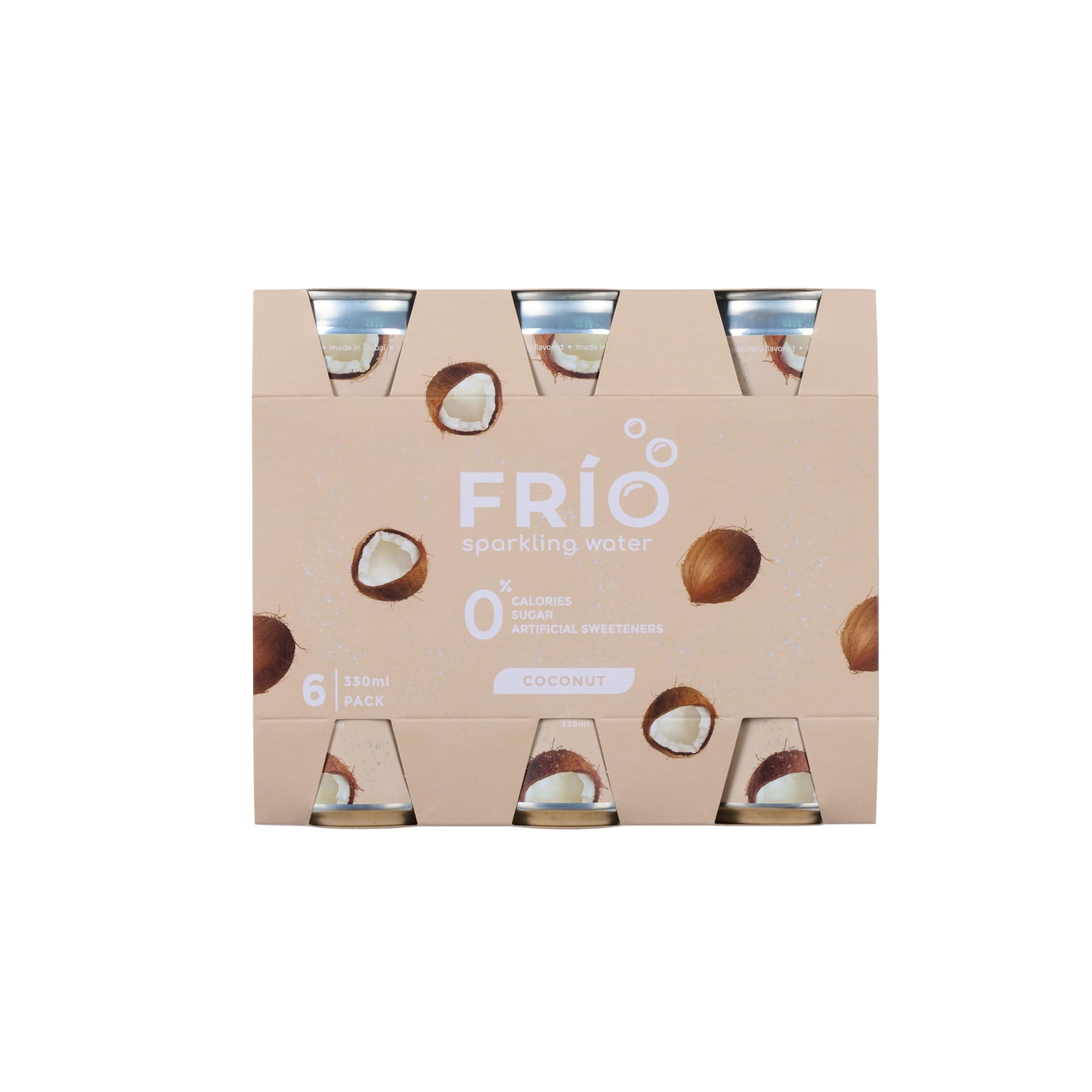 Frio Sparkling Water x 6 PACK - 330ml (Coconut)