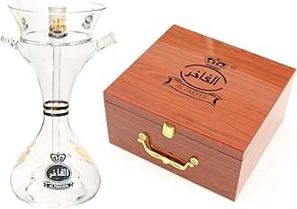 Al Fakher M4-Luxurious Glass Hookah with full accessories and lighting